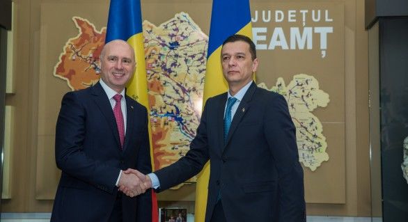 Joi, a avut loc la Piatra Neamţ o reuniune bilaterală a Guvernelor României şi Republicii Moldova. Foto: gov.md