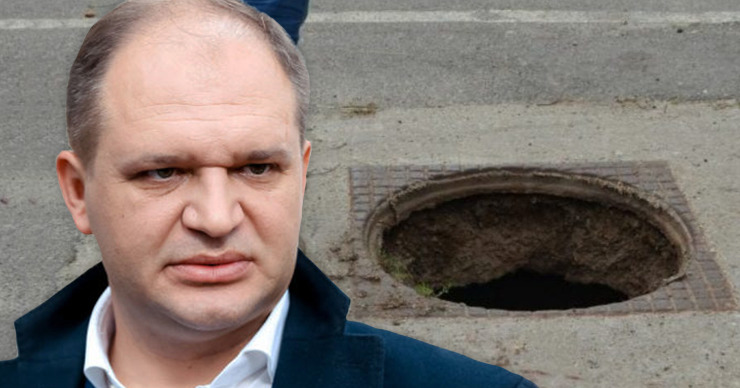 Чебан: Крышки канализационных люков сдают на металлолом за 50 граммов. Коллаж: Point.md