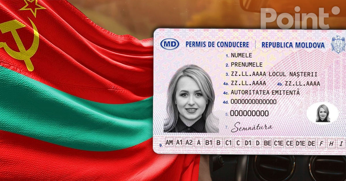 În Transnistria, 50% dintre șoferi au permise de conducere de model național.