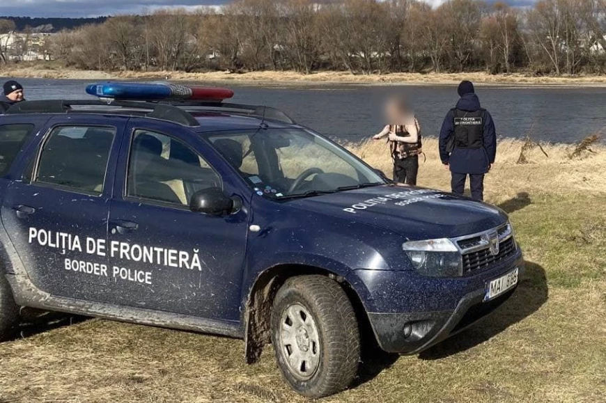 Гражданин Украины пытался попасть в Молдову, переплыв Днестр.