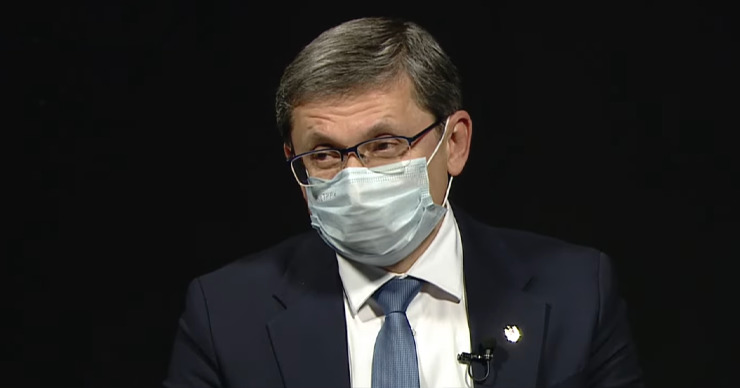 Председатель парламента Игорь Гросу. 