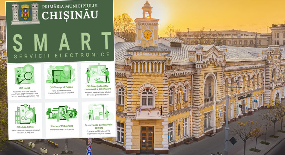 Мэрия Кишинёва запустила в тестовом режиме портал smart.chisinau.md. Коллаж: Point.md