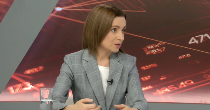 Президент Республики Молдова Майя Санду. 