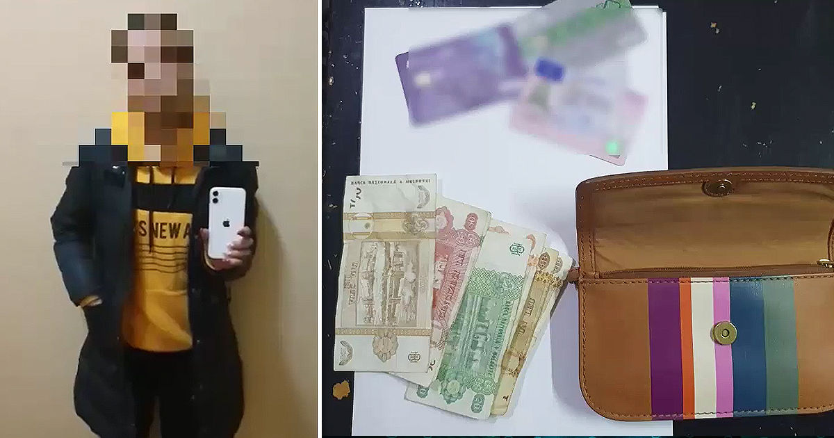 Мужчина и женщина пойманы в троллейбусе на карманных кражах.