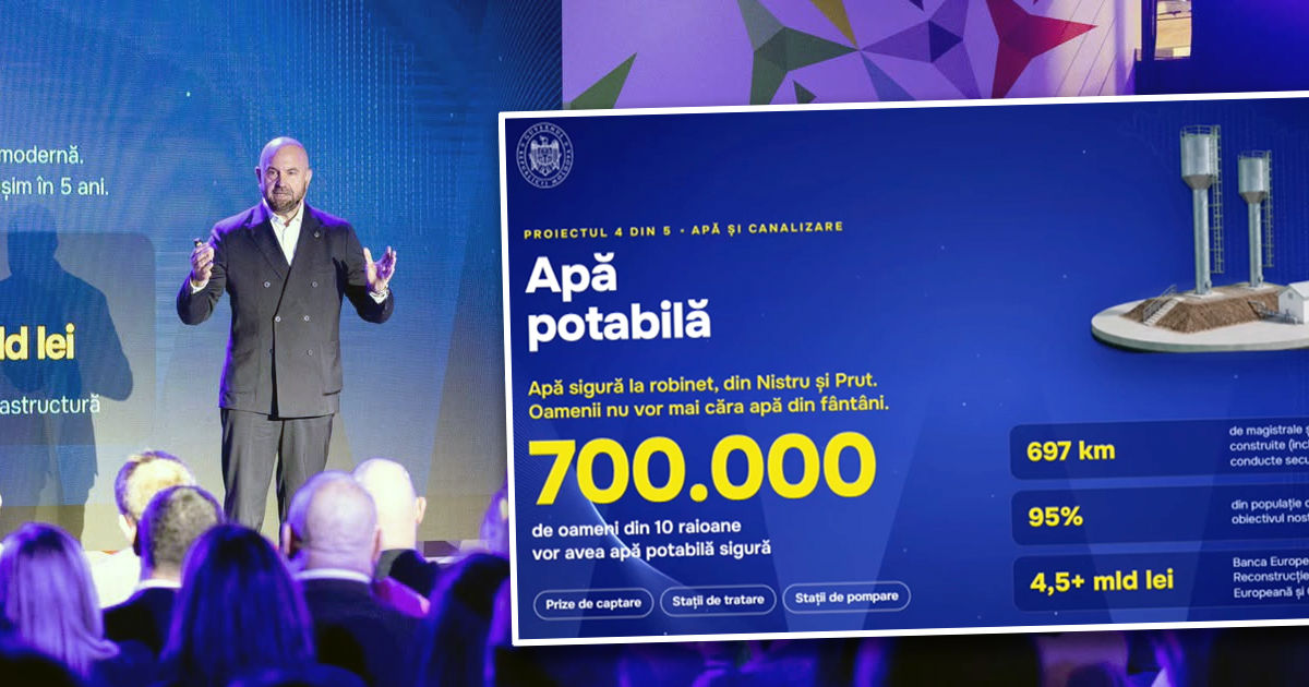 Bolea: Până în 2030, peste 95% dintre localitățile țării vor avea acces la rețeaua de alimentare cu apă.