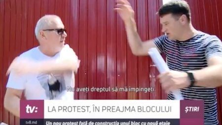 Scandal și protest: Locatarii sunt revoltați de construcția unui bloc cu 9 etaje. Foto: Tv8