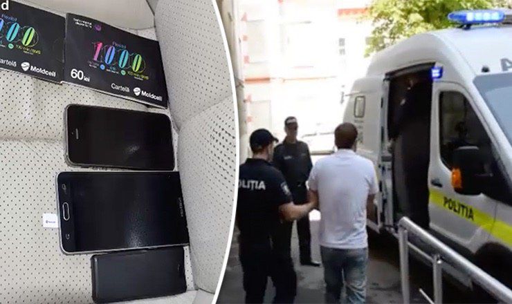 Опубликовано видео задержания адвоката, сообщившего о бомбе.