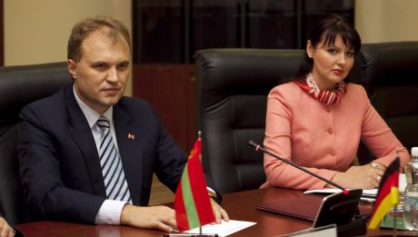 Nina Ștanski a născut o fetiță. Foto: president.gospmr.ru