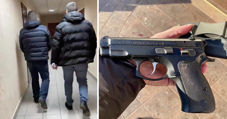 Полиция задержала жителя Бачоя, который стрелял в собственную жену. Коллаж Point.md.