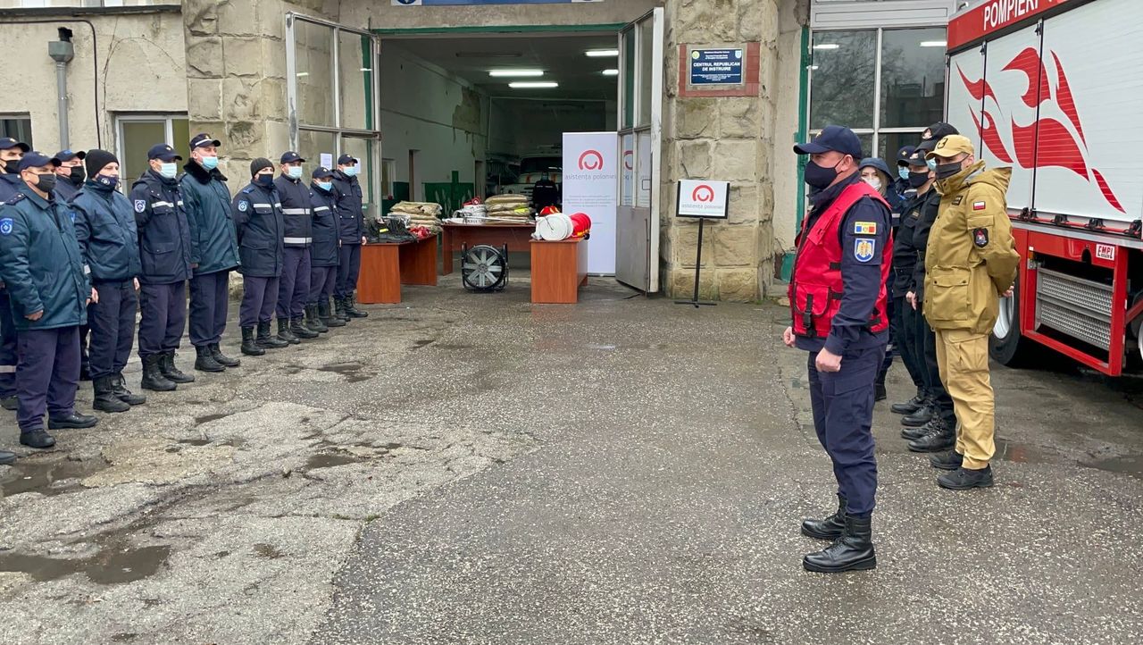 Группа спасателей ГИЧС прошла обучение в рамках молдо-польского проекта.