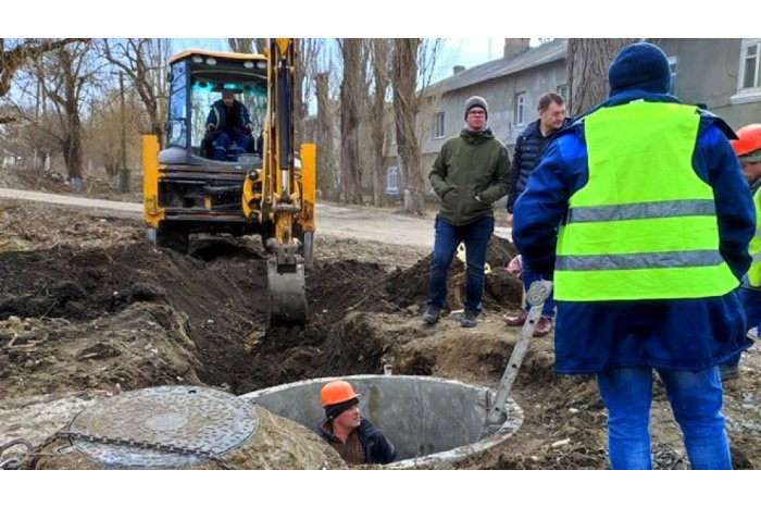 При поддержке ЕС в Единцах идут работы по улучшению водоснабжения.