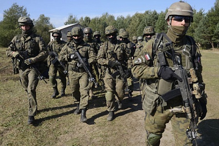 В украинско-польско-литовской военной части будут служить 545 украинских военнослужащих, 3,5 тыс. польских и до 350 литовских военных.