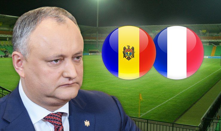Президент РМ Игорь Додон пожелал молдавской сборной забить гол в игре с Францией.