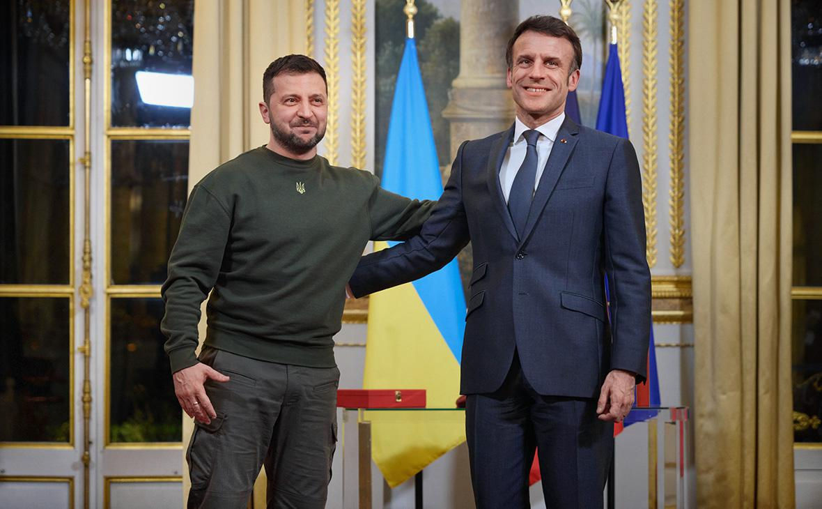 Macron a îndemnat aliații să elaboreze un plan de garanții pentru Kiev.