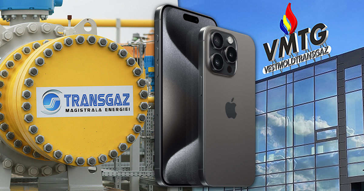 Transgaz закупил современные iPhone для связи с Vestmoldtransgaz. Коллаж: Point.md