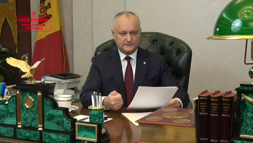 Додон: Я не планирую менять название программы «Президент отвечает».