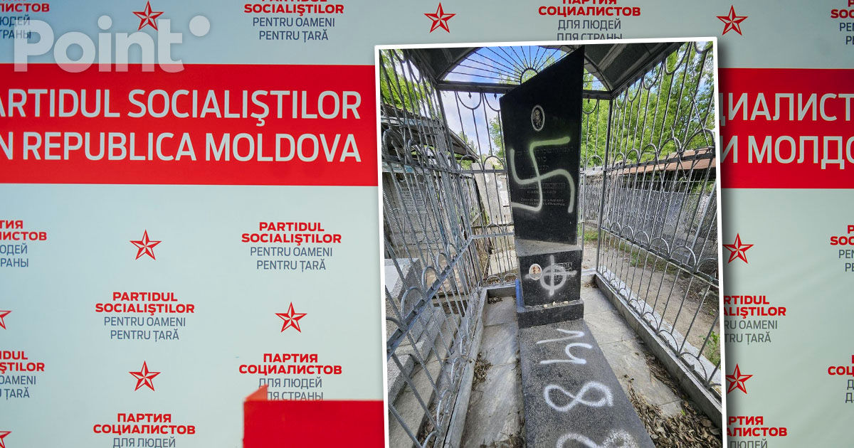 PSRM, despre actul de vandalism din cimitirul evreiesc: Este o amenințare la adresa păcii interetnice.