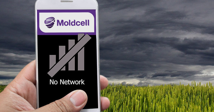  Из-за сильных дождей в некоторых районах страны не работает сеть Moldcell. Коллаж: Point.md.