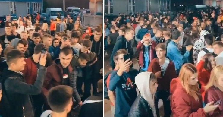 В разгар праздника на мойку прибыла полиция, и гостям пришлось покинуть территорию.