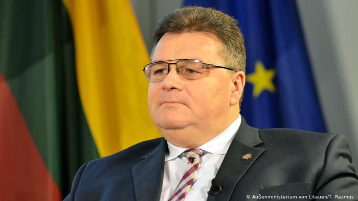 Министр иностранных дел Литвы Линас Линкявичус.