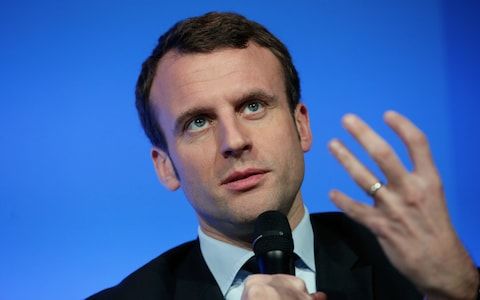 Preşedintele francez Emmanuel Macron.