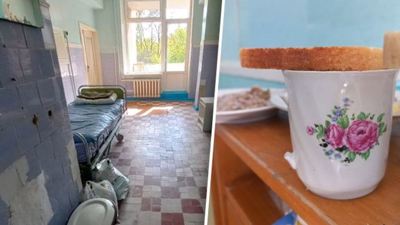 Пациентка шокирована условиями в больнице Бельц: ведро вместо унитаза. Коллаж: Point.md