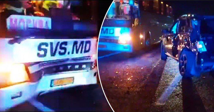 Автобус Москва - Чадыр-Лунга попал в ДТП под Одессой. Фото: Point.md.