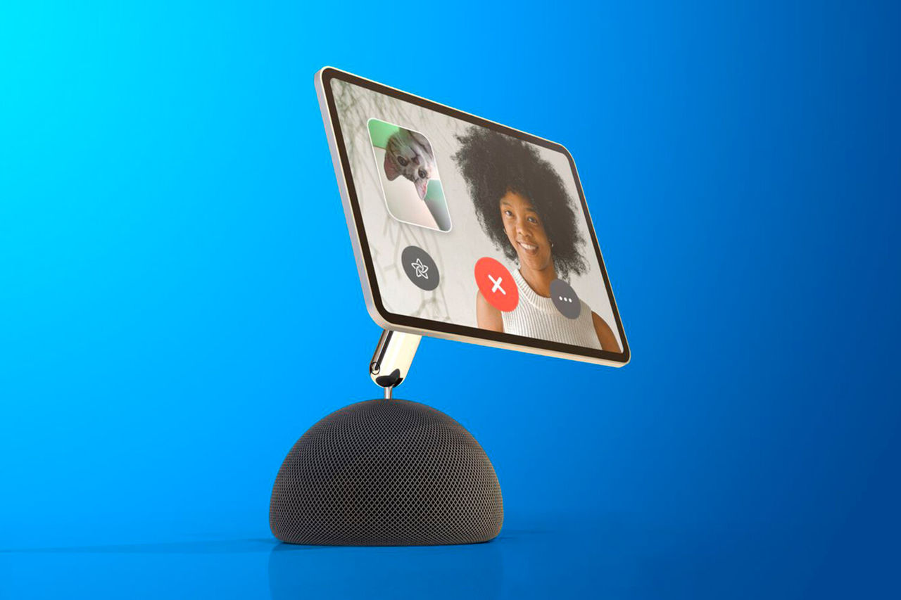Apple делает похожее на iPad и HomePod гибридное устройство для дома.