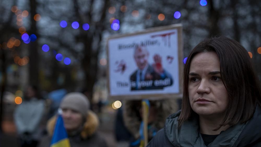 Тихановская: "Белорусский народ не поддерживает войну".