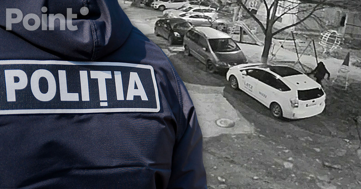 Un necunoscut a spart geamul unei mașini la Chișinău: Momentul, surprins pe video.
