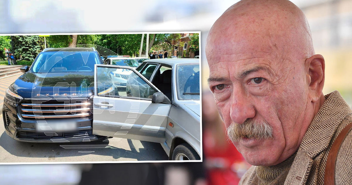 Автомобиль Александра Розенбаума попал в ДТП в Новочеркасске. Коллаж Point.md.