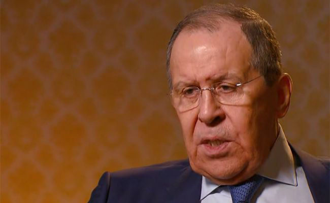 Российский министр иностранных дел Сергей Лавров.