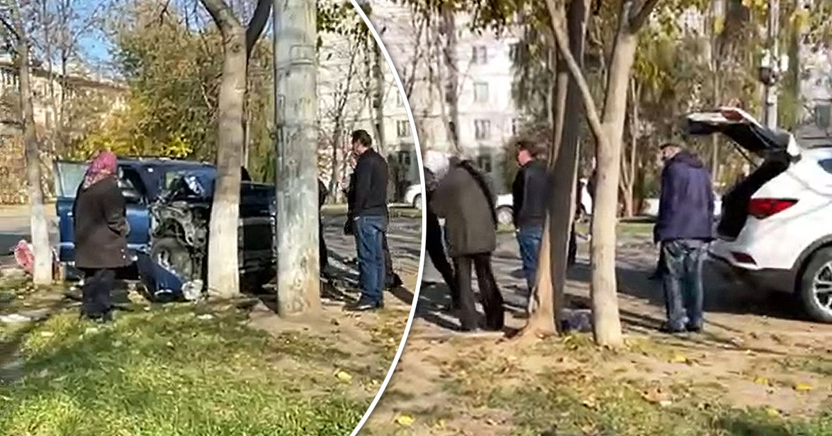 Возле парка "Валя Морилор" произошло ДТП с участием трех автомобилей.