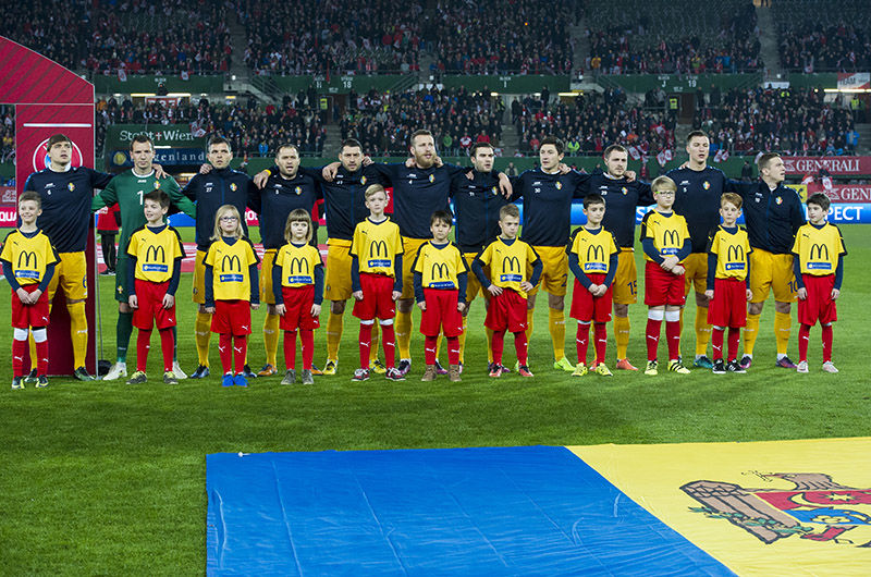 Счет в поединке на 51-й минуте открыл Раду Гынсарь. Фото: moldfootball.com