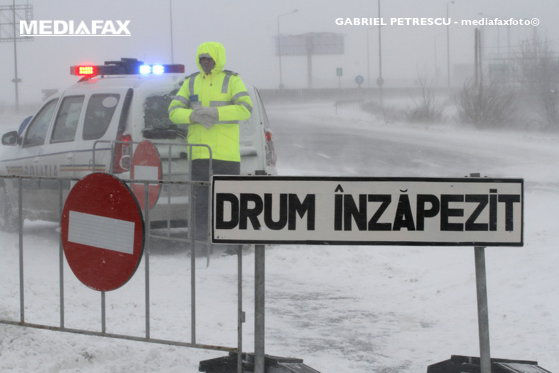 В Румынии остановили движение на национальной трассе Трансальпина.