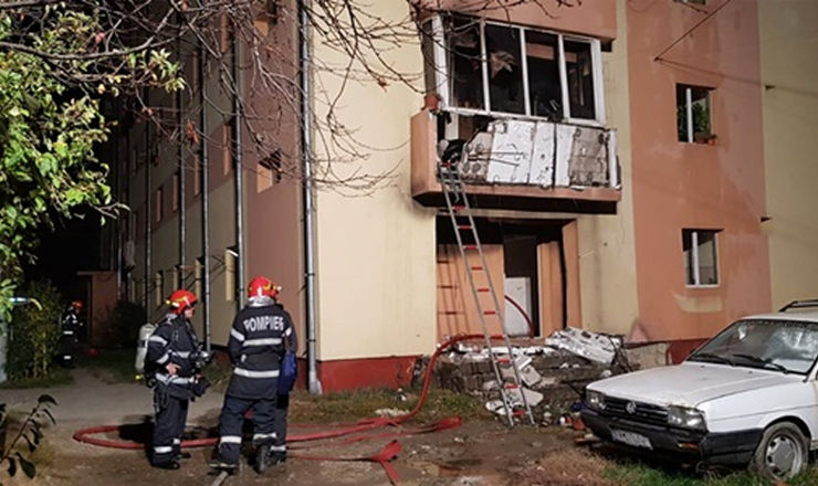 В Румынии в Студенческом комплексе вспыхнул пожар.
