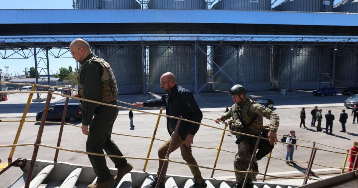 В Европейском совете сообщили, что Мишель в Одессе обсуждал экспорт зерна в ЕС.