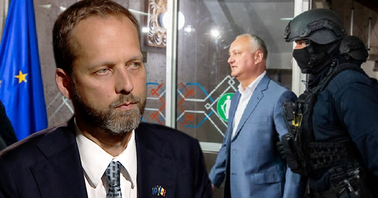 Посол ЕС о деле Додона: Мы не видим в нем политического фактора. Коллаж: Point.md