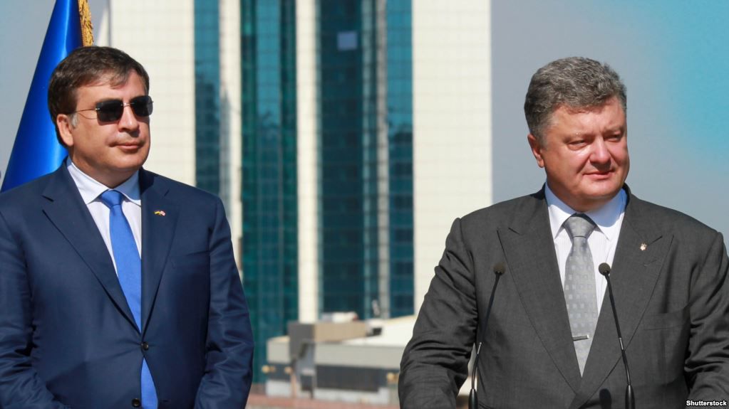 Saakașvili: Când Porosenko ar putea să părăsească scaunul prezidențial. Foto: RFE/RL