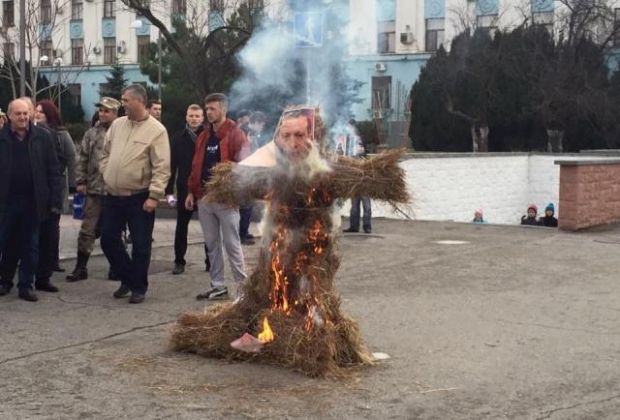 В России проходят антитурецкие акции.