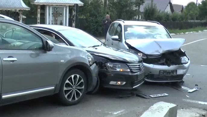 ДТП в Румынии попало в прямой эфир съемочной группы TVR.