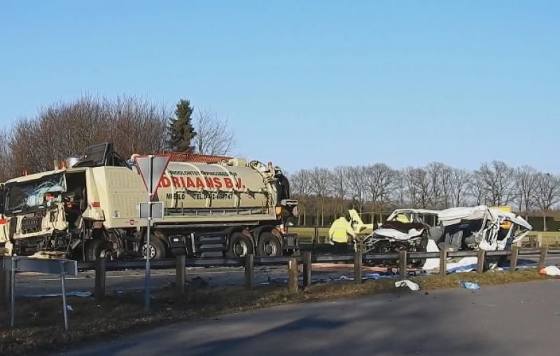 Cinci români au murit într-un accident în Olanda. Foto: Digi24
