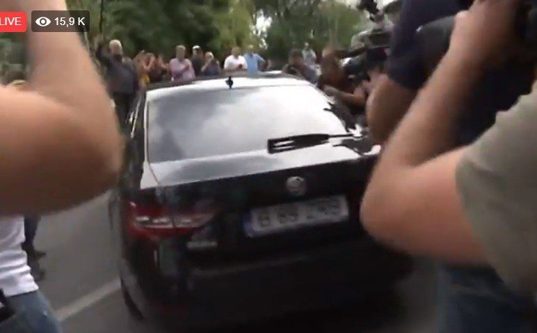 Ливиу Драгня доставлен в пенитенциар.