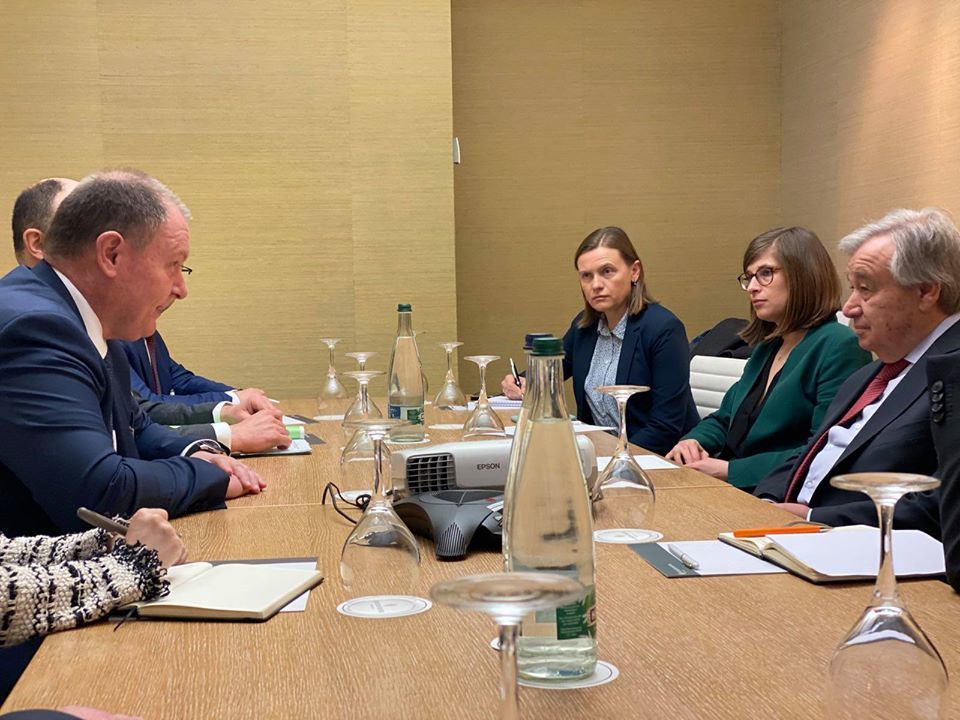 Глава МИДЕИ встретился с генсеком ООН.
