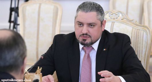 Министр иностранных дел и европейской интеграции Андрей Галбур.
