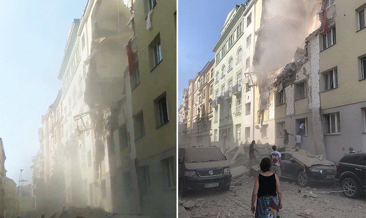 В Вене произошел взрыв.