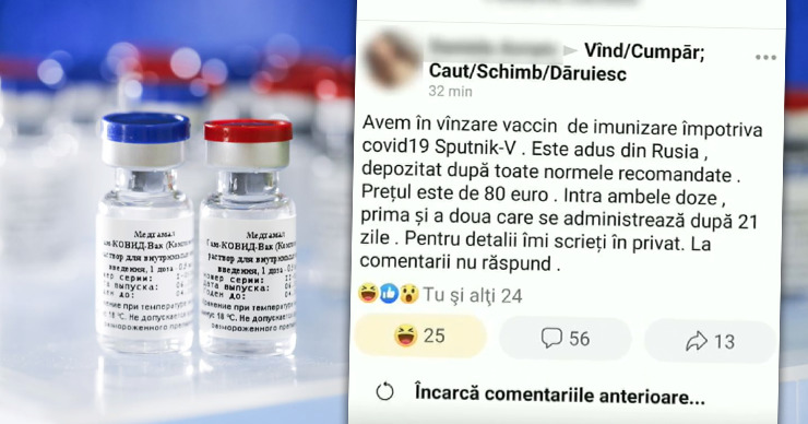 Мошенники представляются продавцами вакцины от коронавируса, и обещают доставить её на дом. Фото: Point.md.