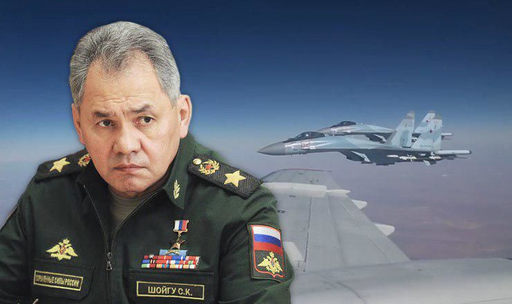 Полет Шойгу над Сирией в сопровождении Су-35С показали на видео.