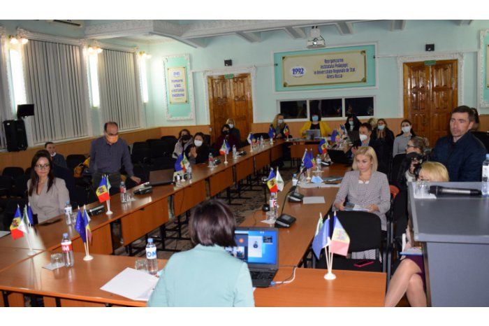 В Белцьком университете на заседании консорциума европейского проекта представили SMART Cafe.
