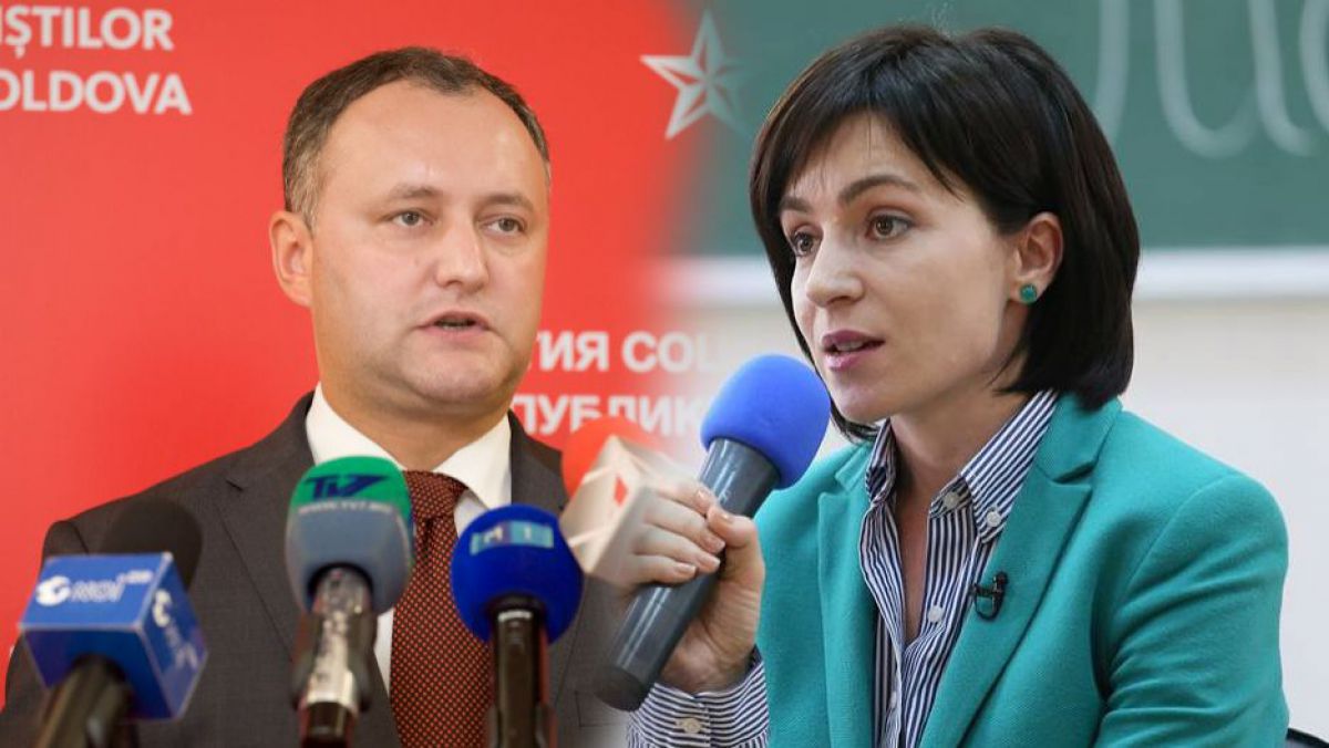 Liderul PSRM, Igor Dodon o acuză pe Maia Sandu de demagogie. Foto: agora.md